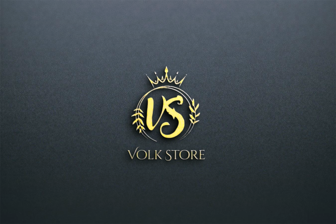 Black Wall Logo Design Mockup